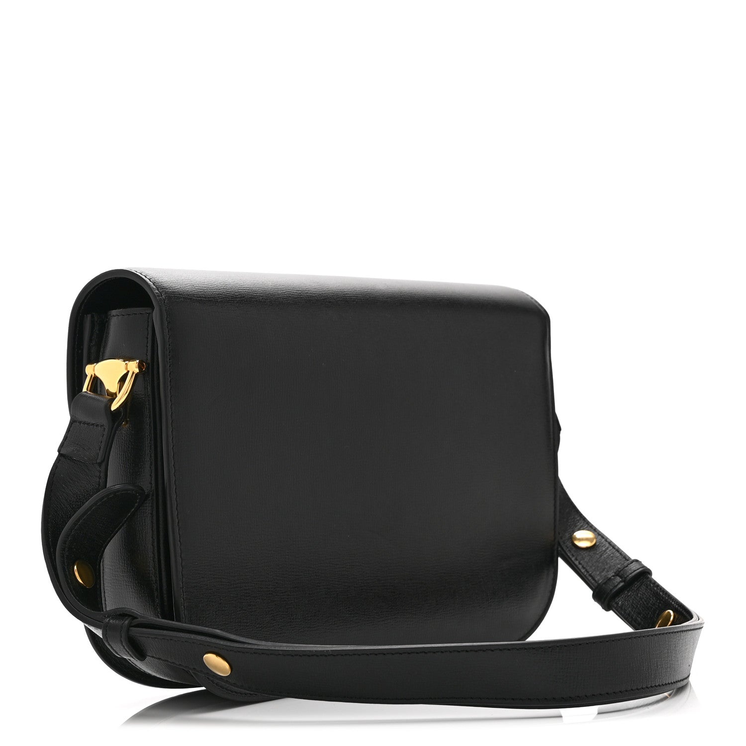 Gucci Azalea Calfskin Horsebit 1955 Shoulder Bag Black 3 of 11