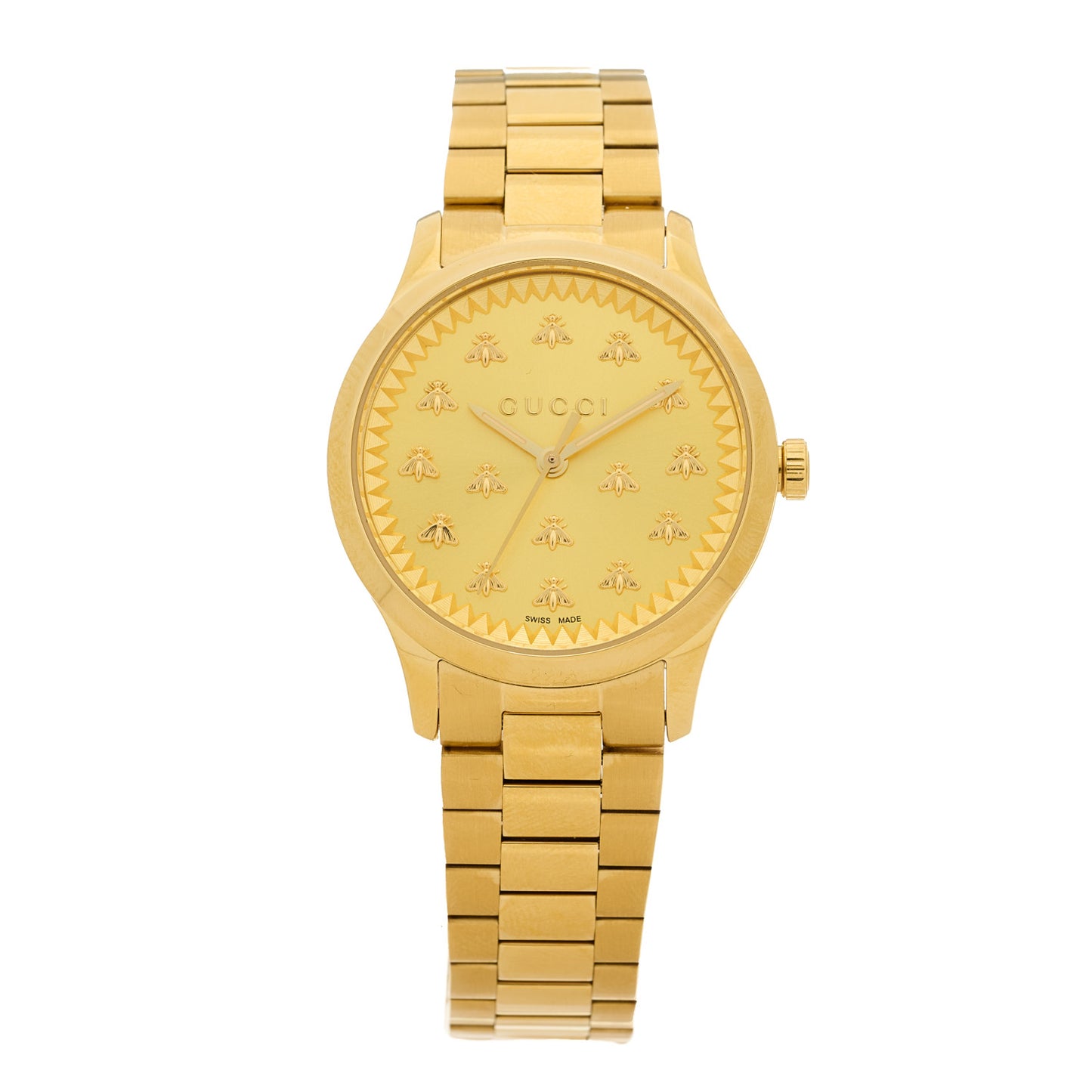 Stainless Steel 32mm G-Timeless Bee Quartz Watch Gold