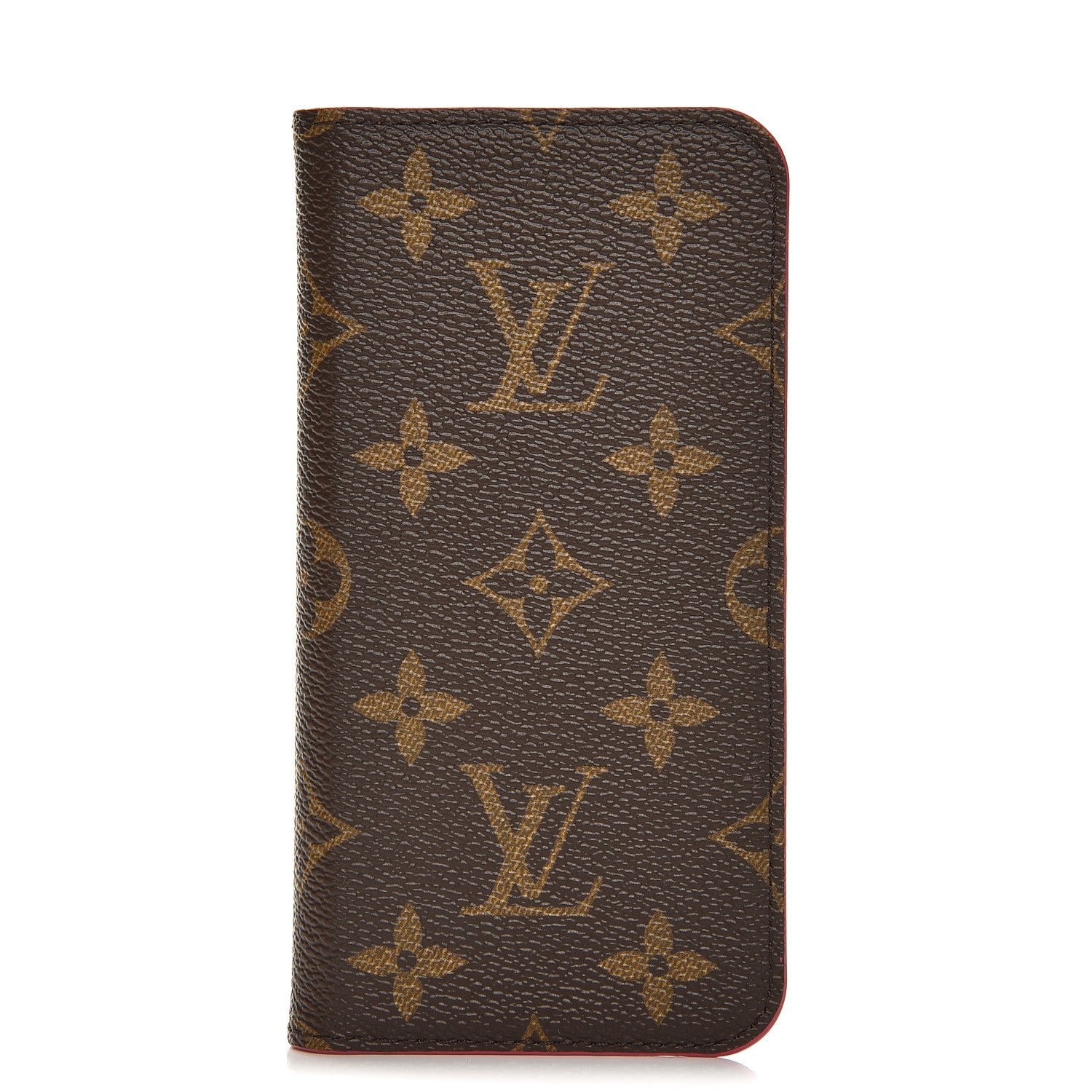 Louis Vuitton Monogram iPhone X Folio Case Rose Pop 1 of 7