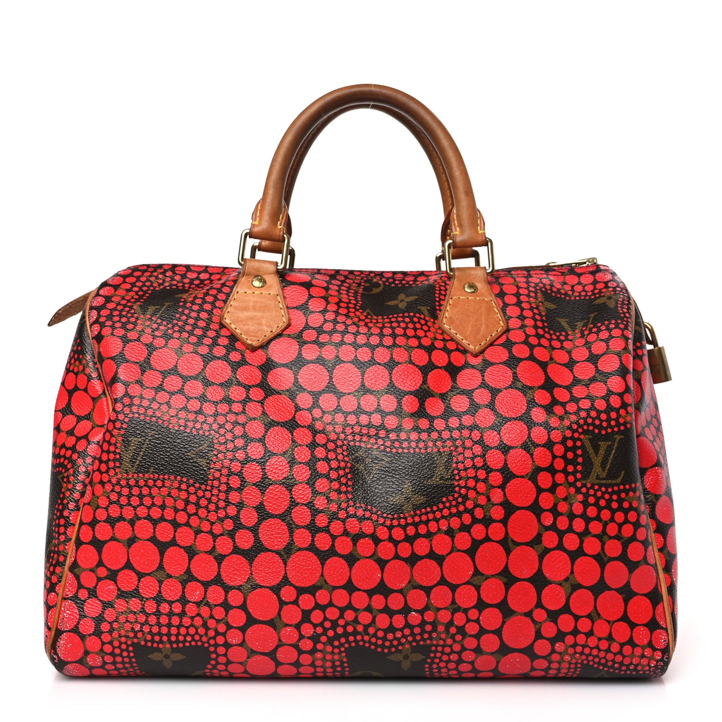 Monogram Kusama Town Speedy 30 Red