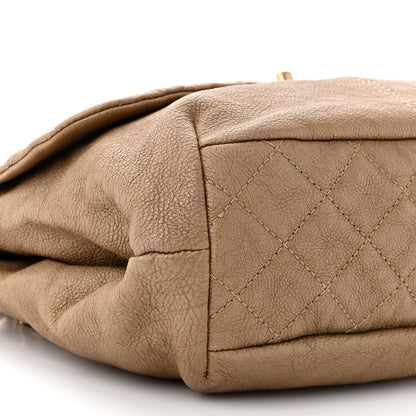 Chanel Metallic Calfskin Quilted Trianon Small Messenger Flap Gold 11 of 12