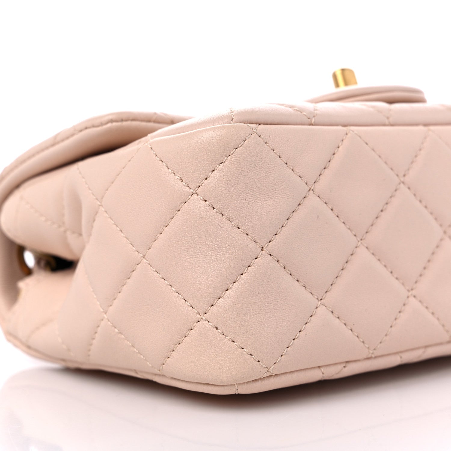Chanel Lambskin Quilted Mini Pearl Crush Flap Light Pink 8 of 9