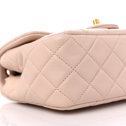 Chanel Lambskin Quilted Mini Pearl Crush Flap Light Pink 8 of 9