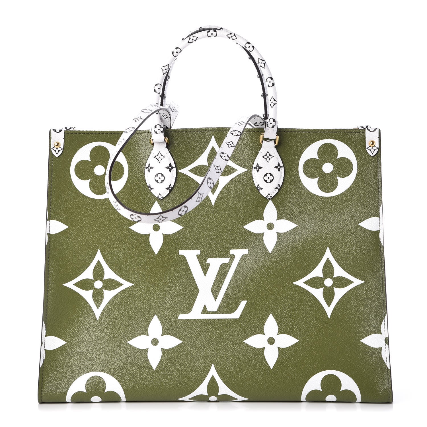 Louis Vuitton Monogram Giant Onthego GM Kaki Beige 1 of 12