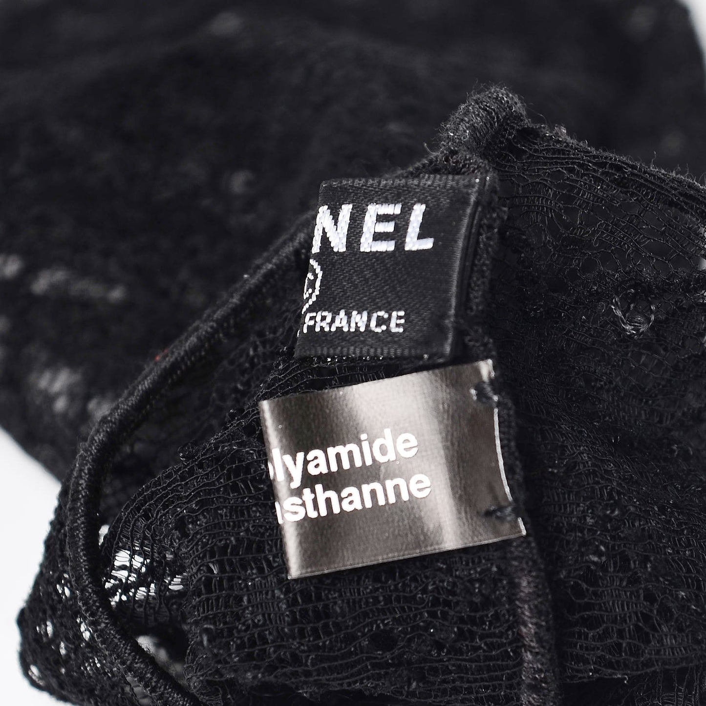 Lace Fingerless Gloves Black