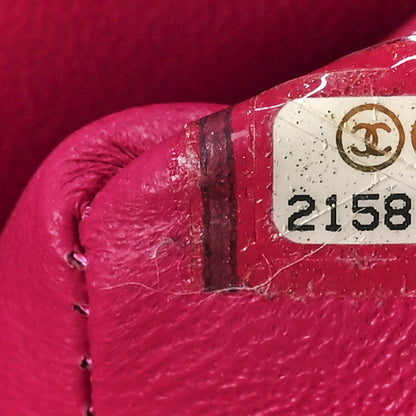 Chanel Velvet Quilted Medium Double Flap Pink 8 of 12