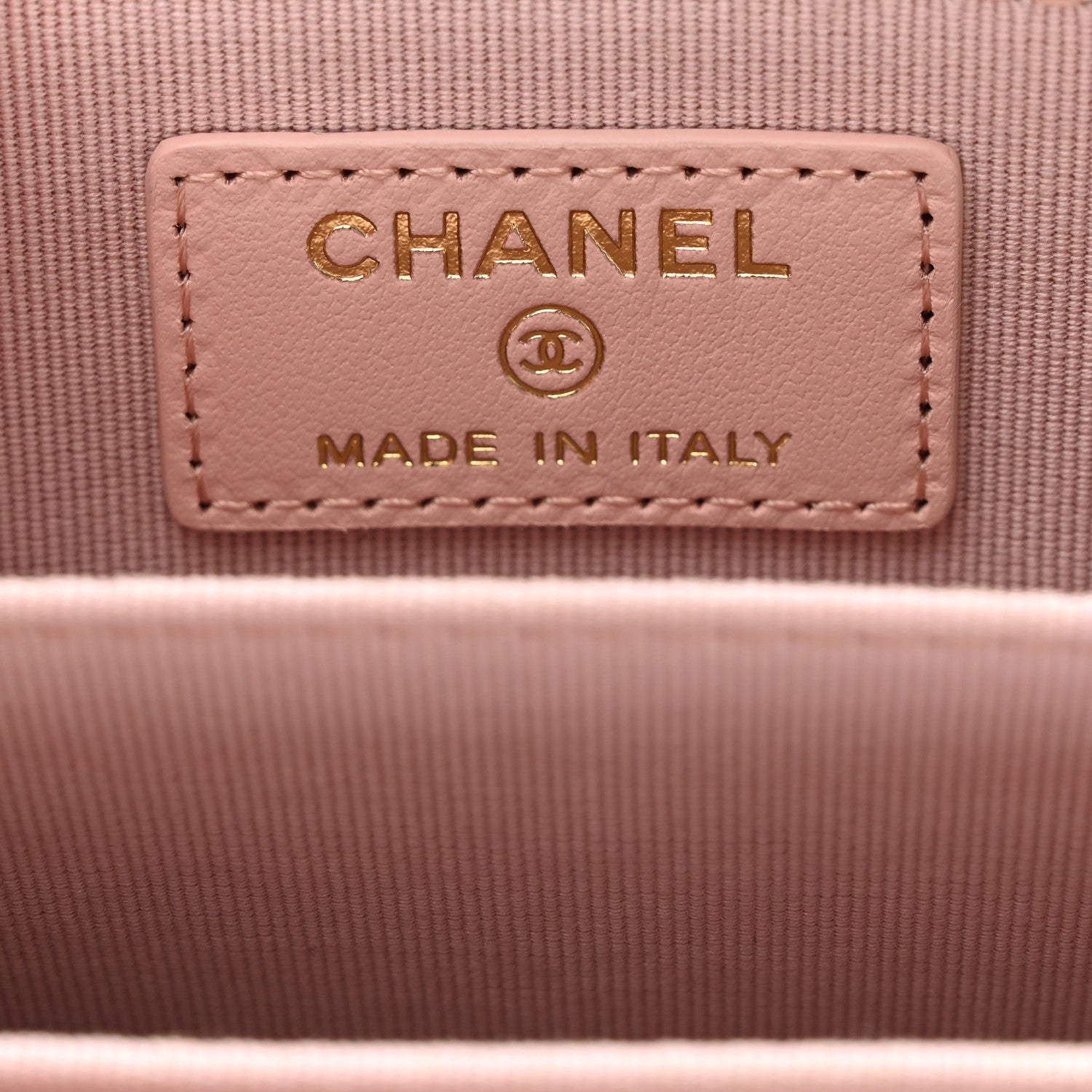 Chanel Lambskin Quilted 19 Zip Around Coin Purse Wallet Light Pink 6 of 8