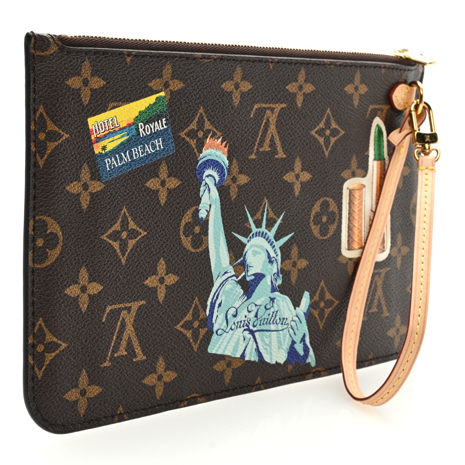 Louis Vuitton Monogram World Tour Neverfull MM GM Pochette 3 of 6