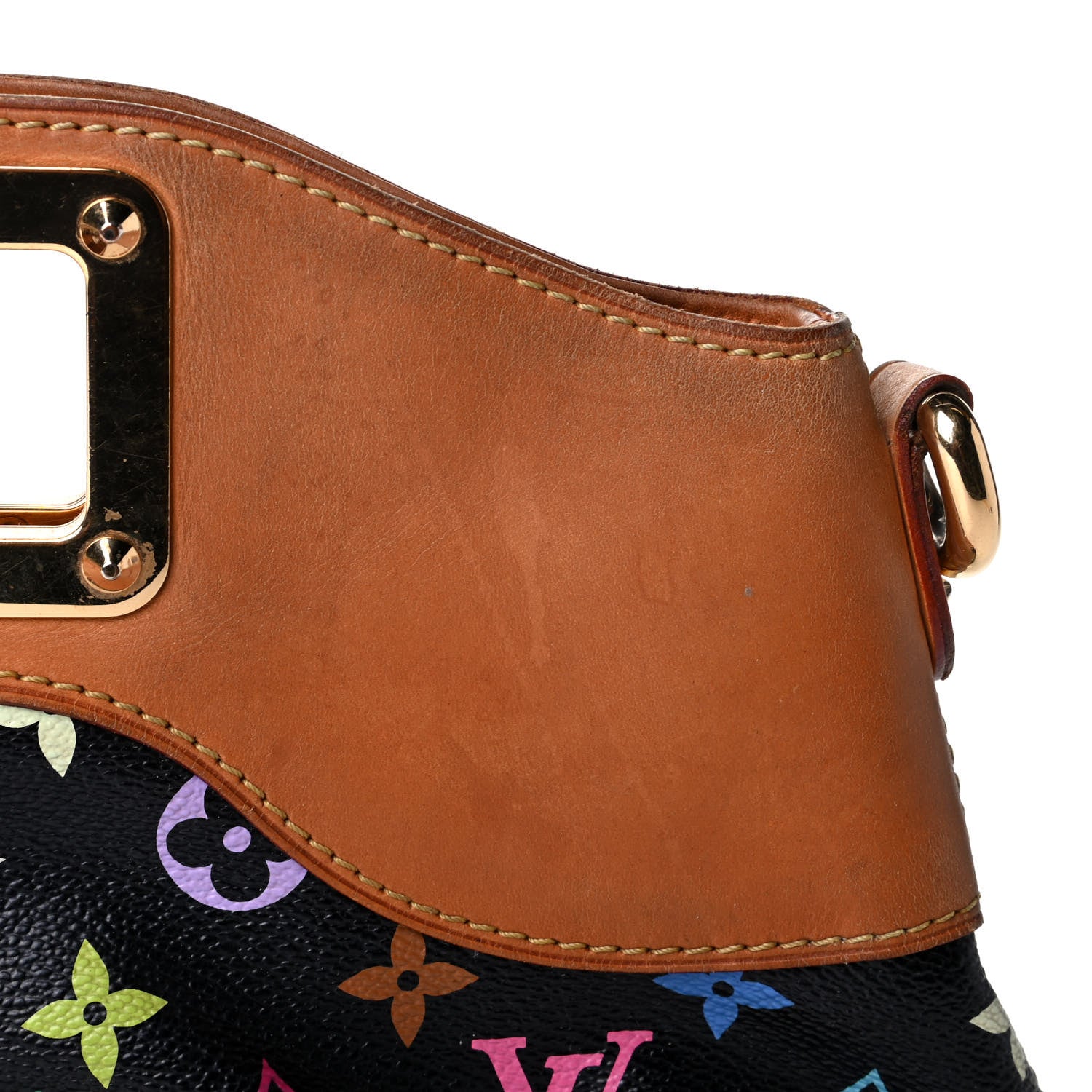 Louis Vuitton Monogram Multicolor Judy MM Black 5 of 7