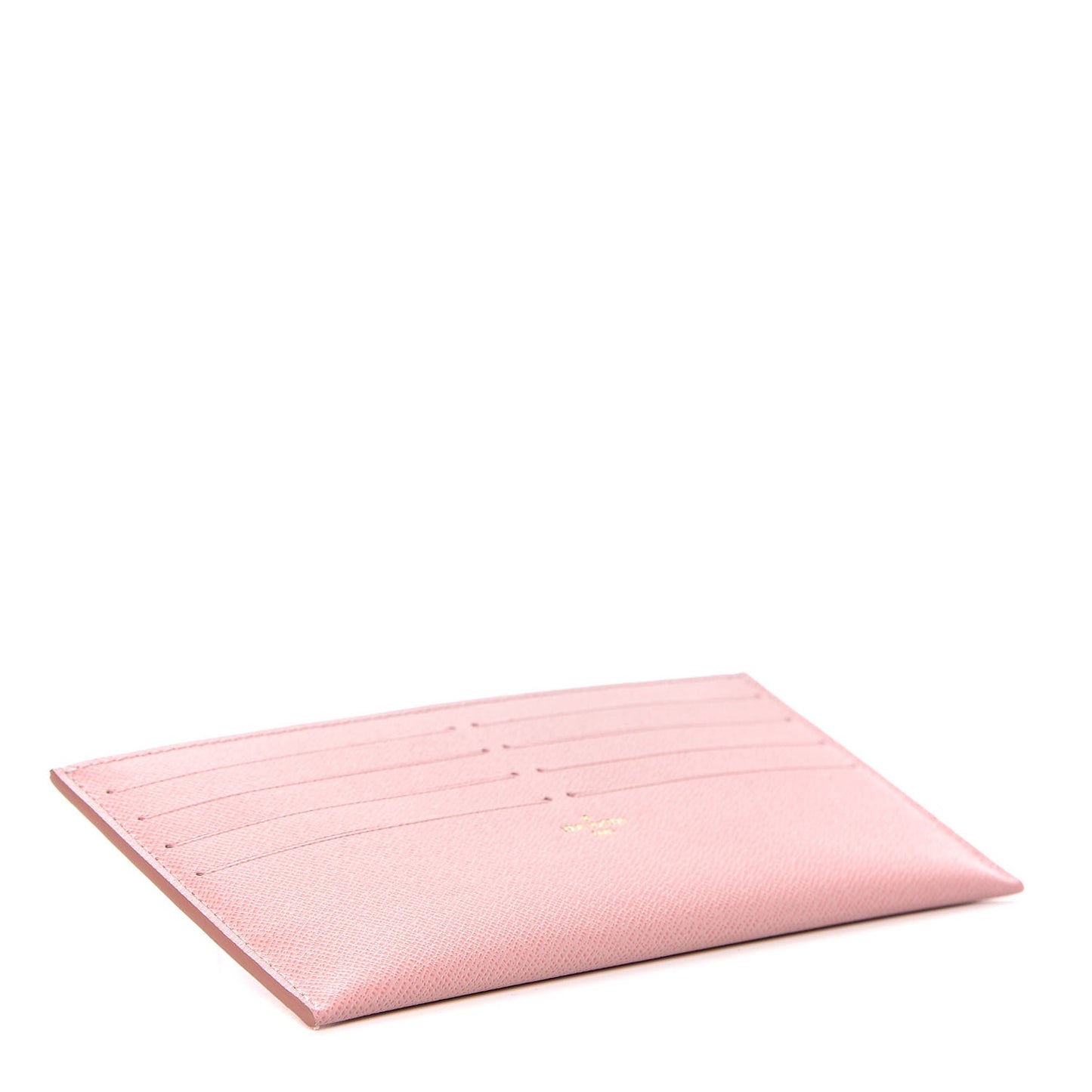 Calfskin Felicie Card Holder Insert Rose Ballerine