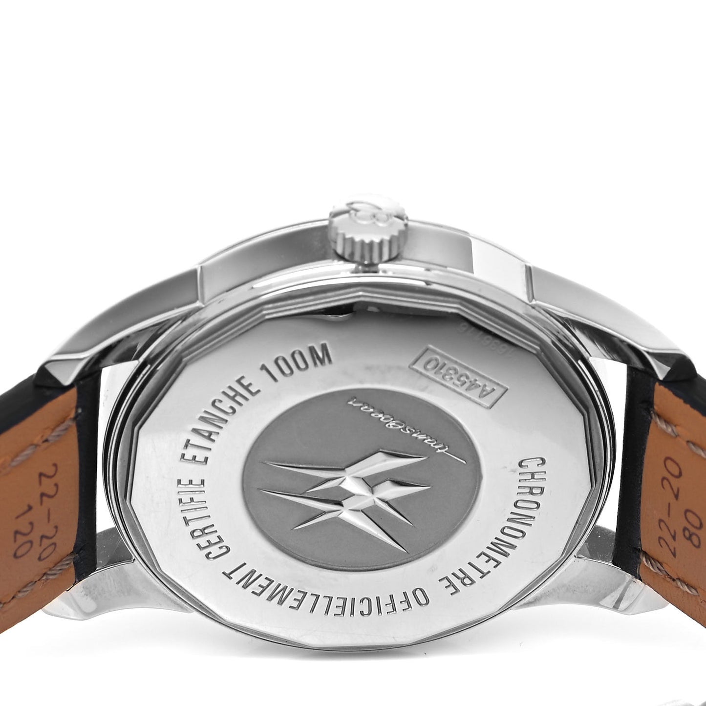 Stainless Steel Calfskin 43mm Transocean Day Date Automatic Watch Black A45310