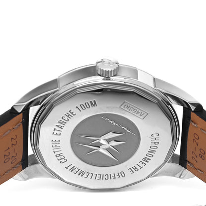Breitling Stainless Steel Calfskin 43mm Transocean Day Date Automatic Watch Black A45310 4 of 5
