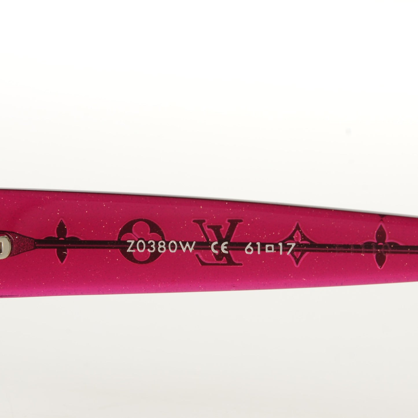 Obsession Carre Landscape Sunglasses Glitter Fuchsia