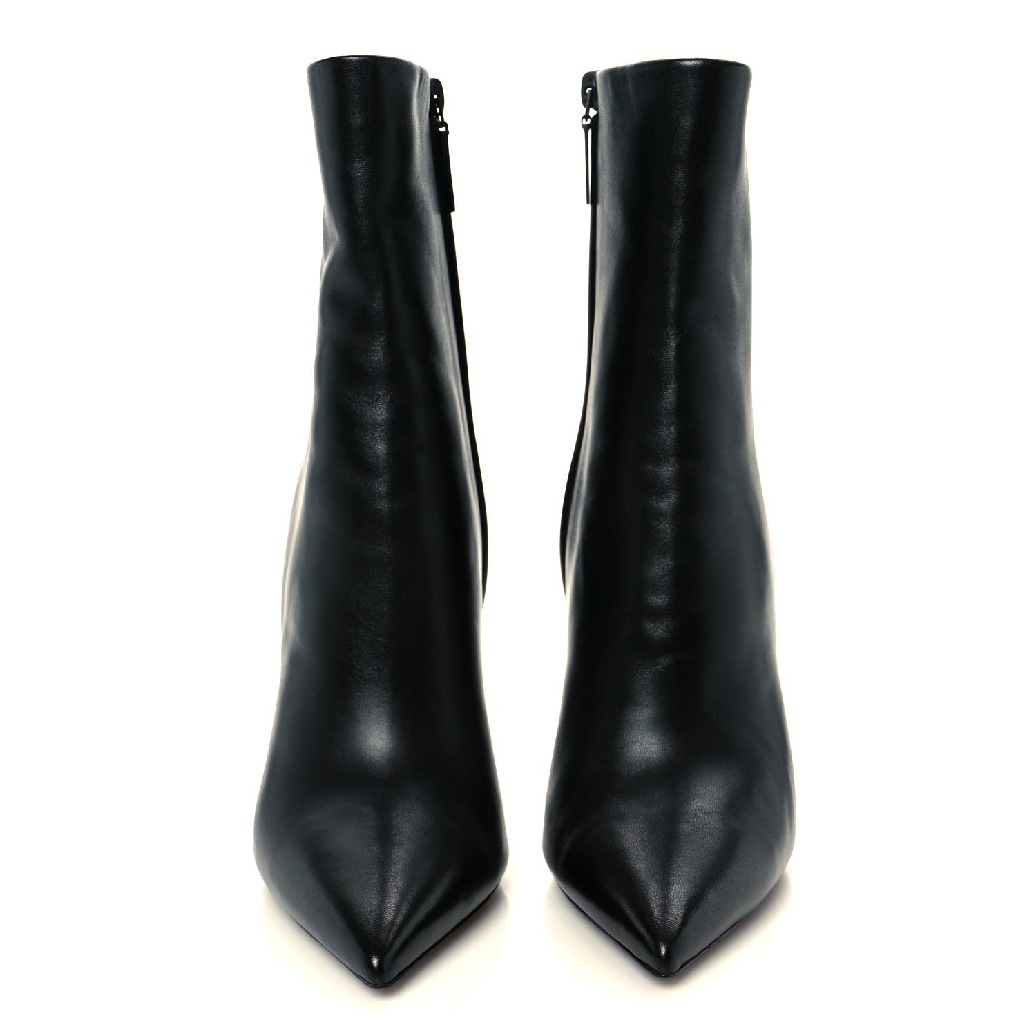 Saint Laurent Calfskin Opyum Ankle Boots 39 Black 3 of 10