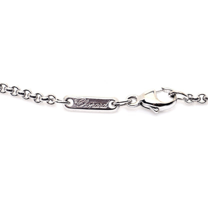 Chopard 18K White Gold Diamond Happy Diamonds Happy Sun Pendant Necklace 8 of 10