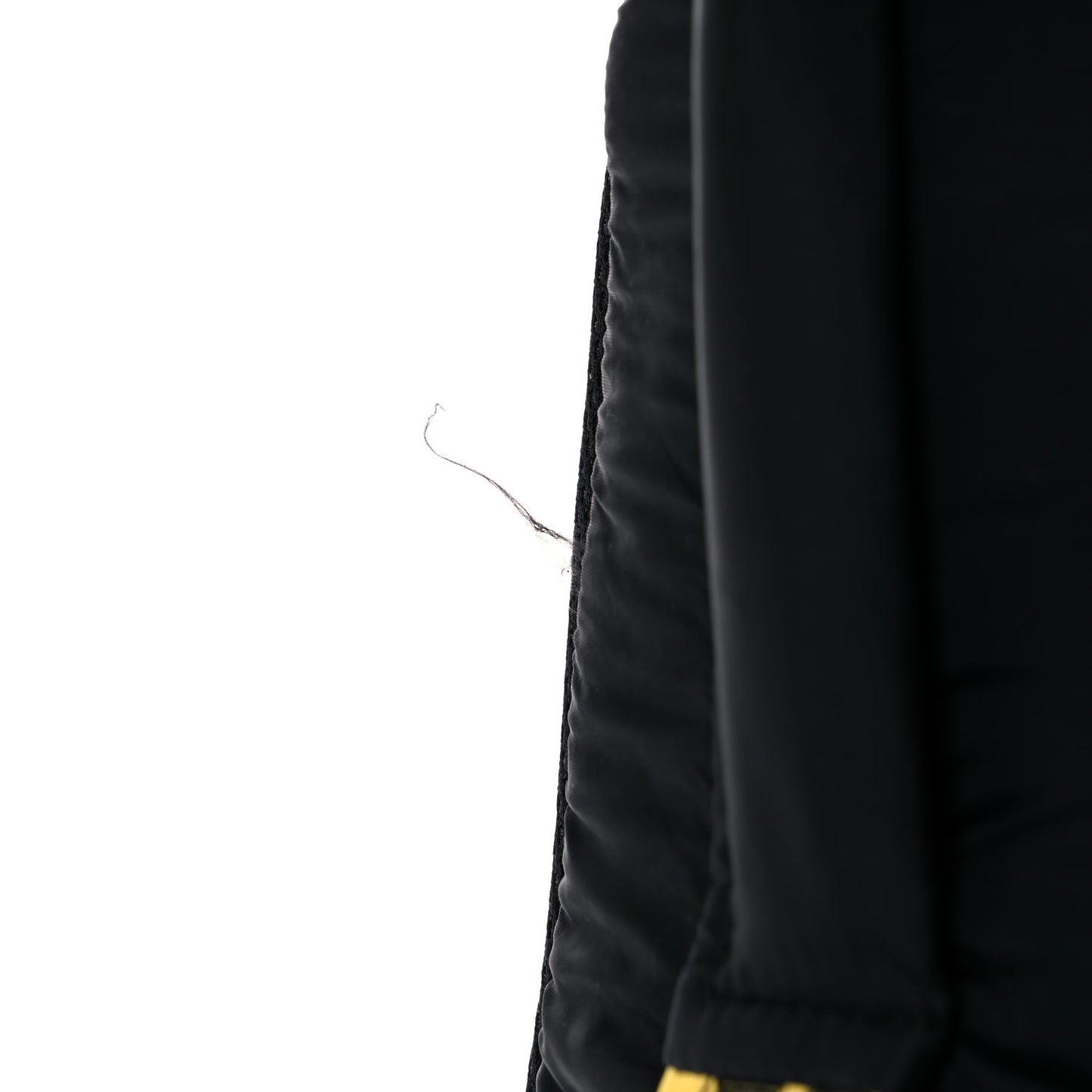 Nylon Industrial Puffy Backpack Black