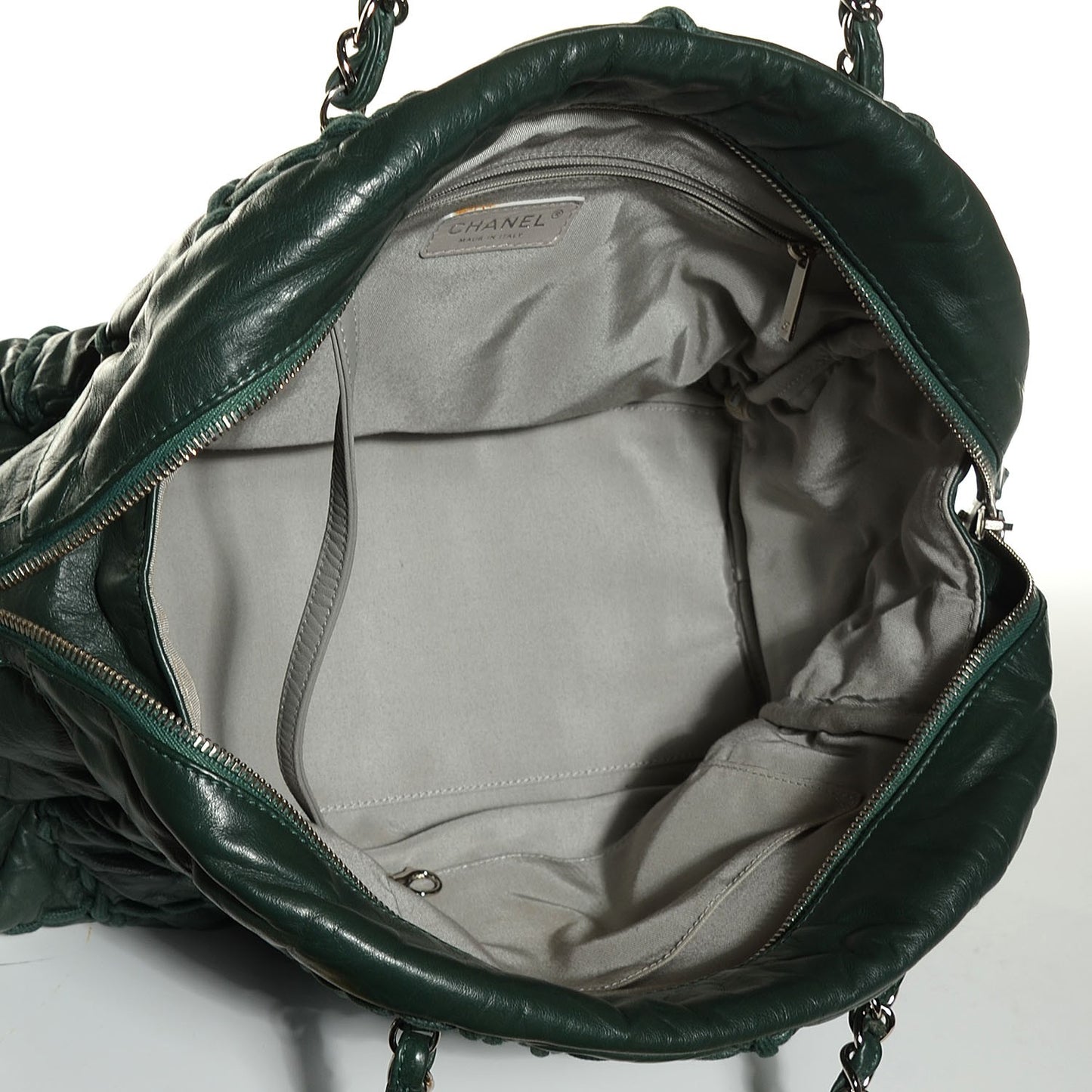 Calfskin Ultra Stitch Shoulder Bag Green