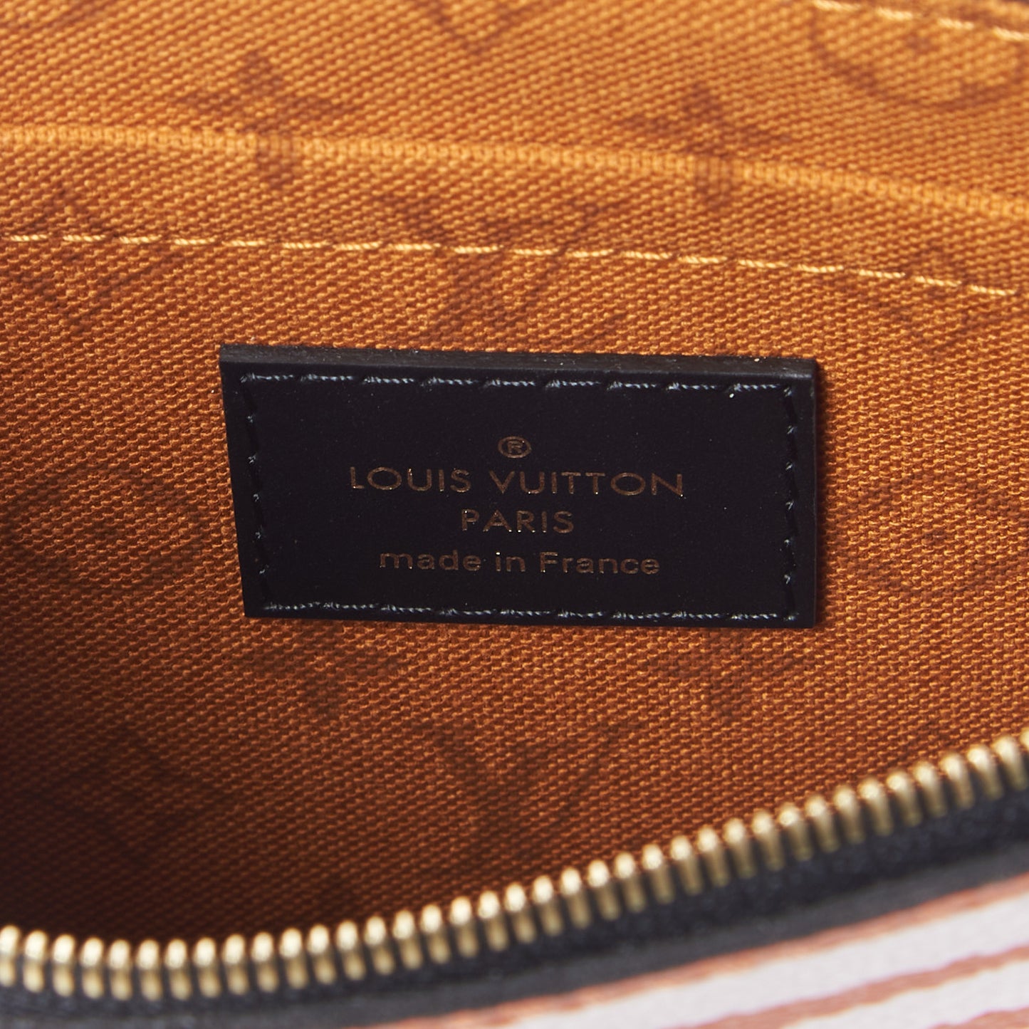 Monogram Giant Crafty Neverfull MM GM Pochette Creme Caramel
