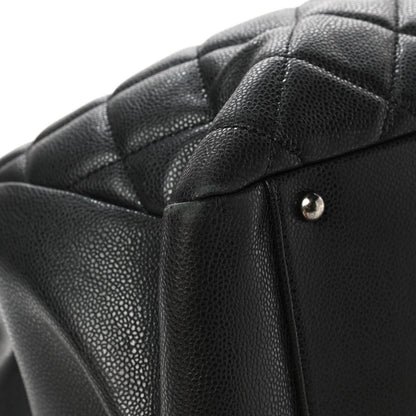 Chanel Caviar Quilted XXL Grand Shopping Tote GST Dark Grey 9 of 17