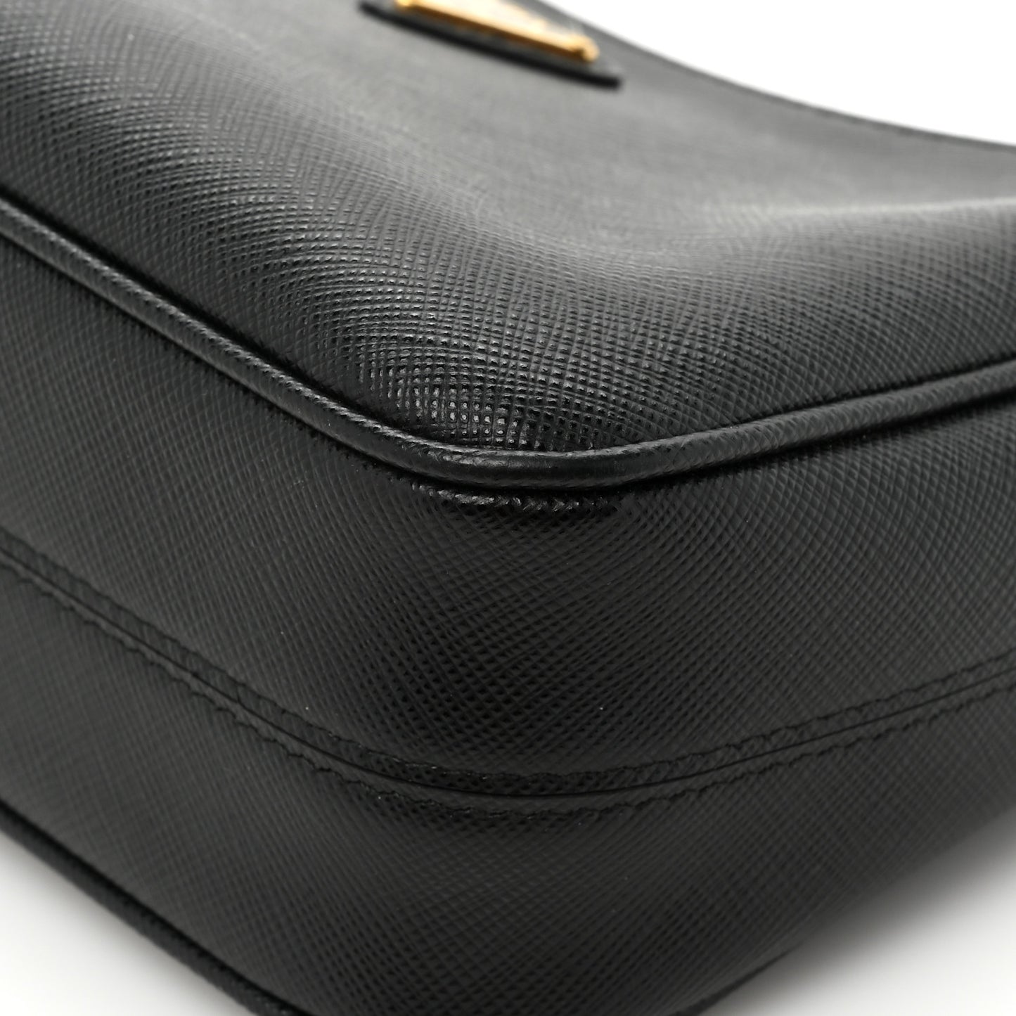 Saffiano Lux Re-Edition 2005 Shoulder Bag Black