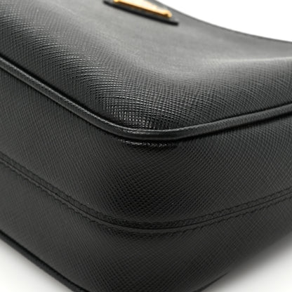 Prada Saffiano Lux Re-Edition 2005 Shoulder Bag Black 9 of 12