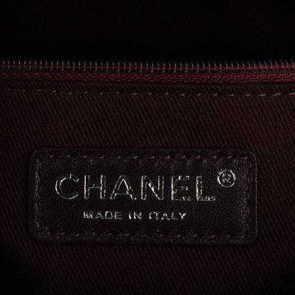 Chanel Glazed Calfskin Quilted Accordion Flap Black 6 of 7