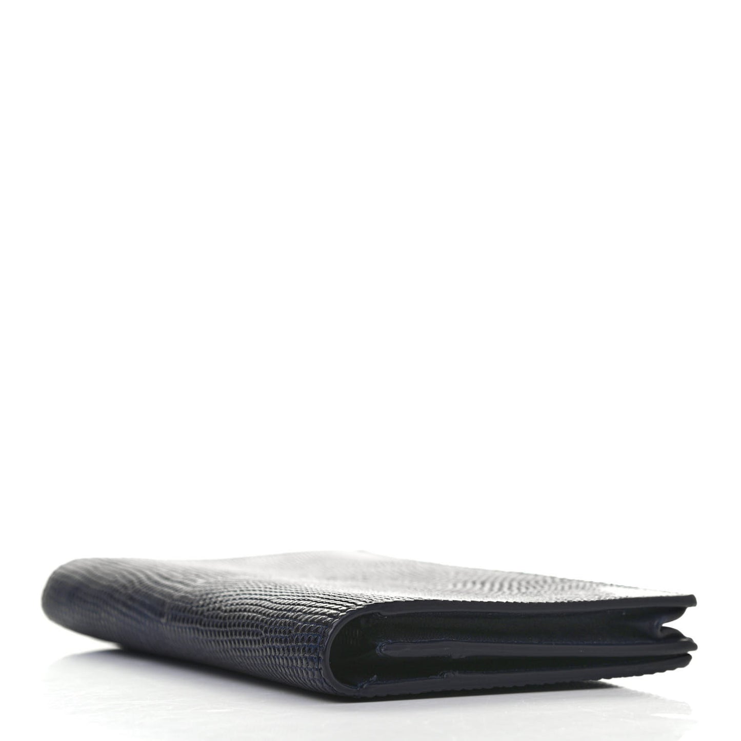 Lizard Nappa Flap Wallet Tourmaline