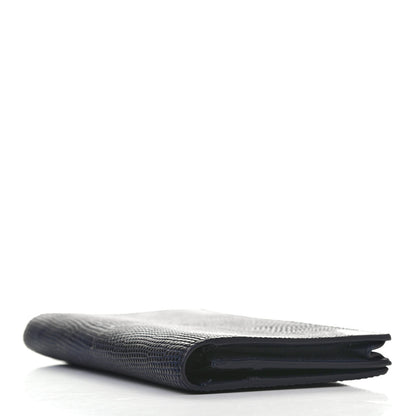 Bottega Veneta Lizard Nappa Flap Wallet Tourmaline 3 of 4