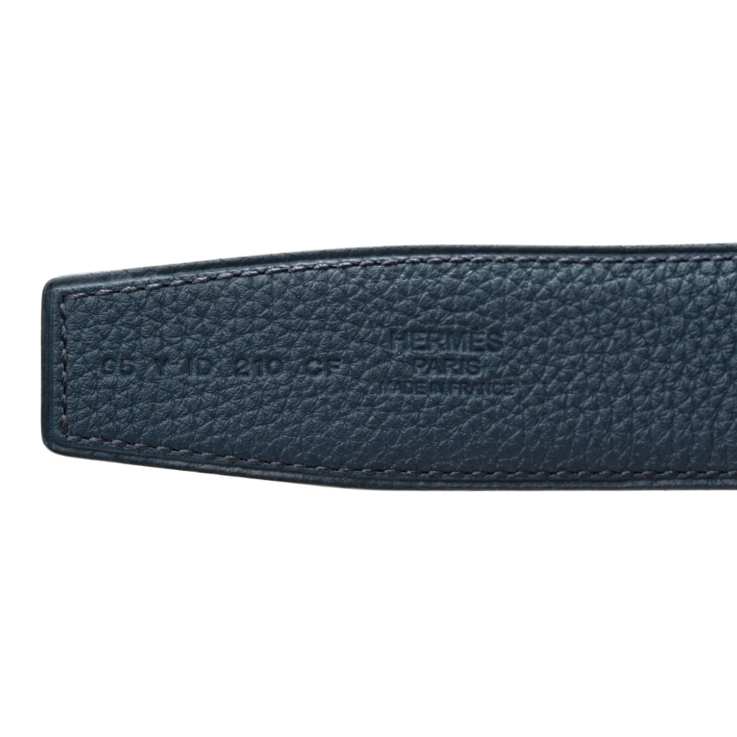 Chamonix Togo PVD Plated 32mm Tonight Belt 95 Black Bleu Nuit