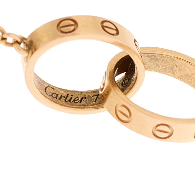 Cartier 18K Pink Gold Interlocking LOVE Bracelet 4 of 5