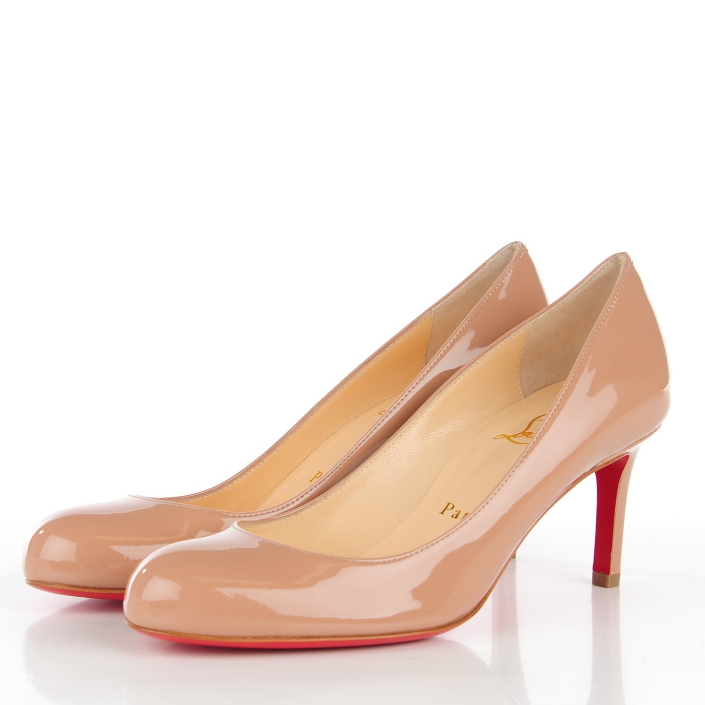 Patent Simple 70 Pumps 36 Nude