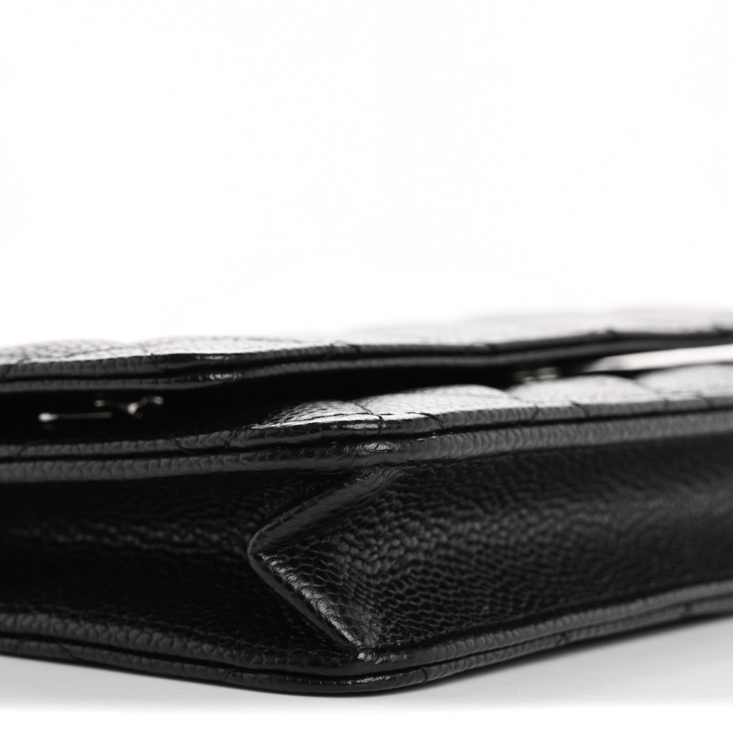 Chanel Caviar Quilted Wallet on Chain WOC Black 10 of 11