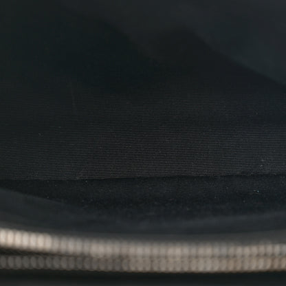 Saint Laurent Sheepskin Matelasse Chevron Monogram Medium College Bag Black 5 of 12