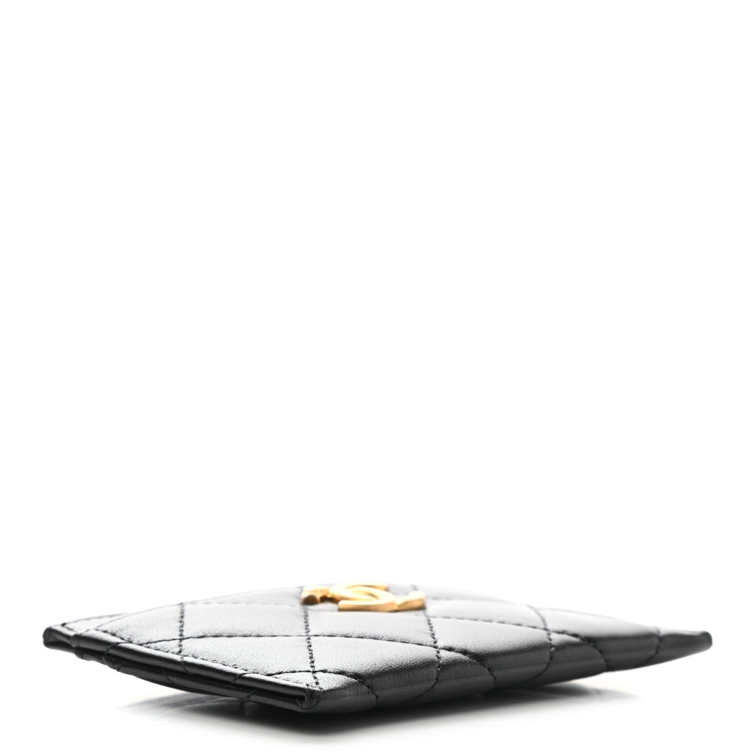 Chanel Lambskin Quilted Card Holder Black 4 of 8