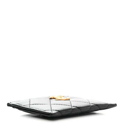 Chanel Lambskin Quilted Card Holder Black 4 of 8