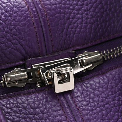 Hermes Taurillon Clemence Victoria II 35 Ultraviolet 9 of 14