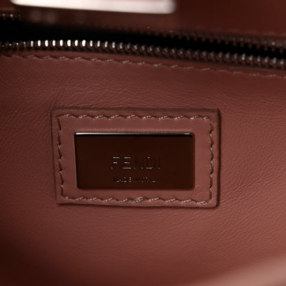 Fendi Nappa Rosebud Mini Peekaboo Iconic Satchel Baby Pink 7 of 9