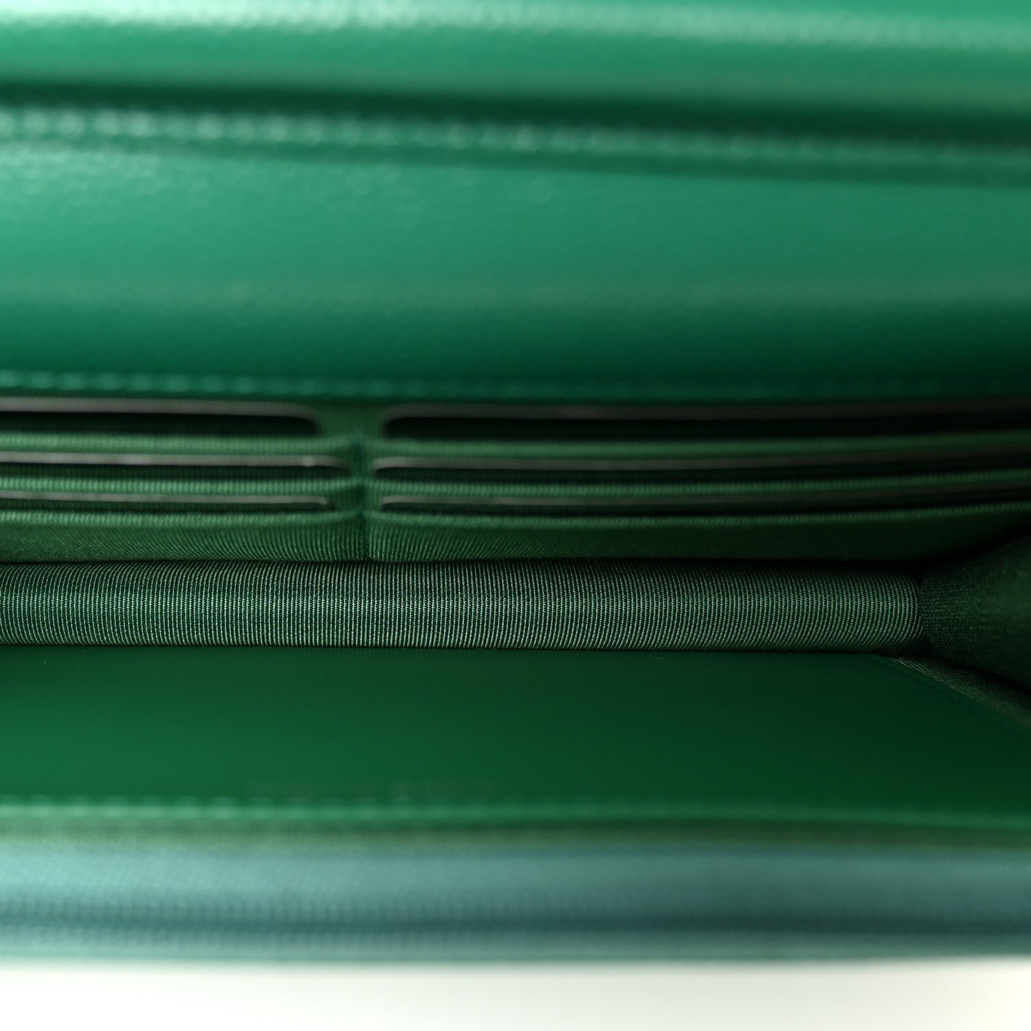 Chanel Caviar Quilted Wallet On Chain WOC Green 5 of 12