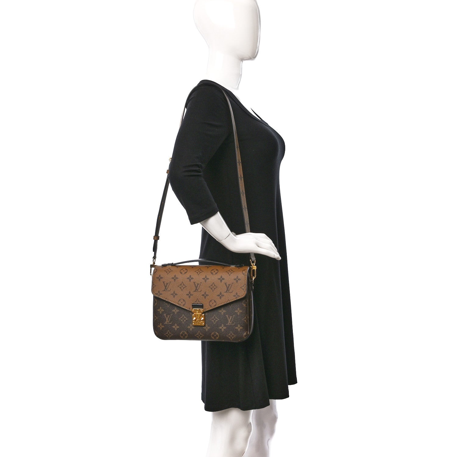 Louis Vuitton Reverse Monogram Pochette Metis 2 of 10