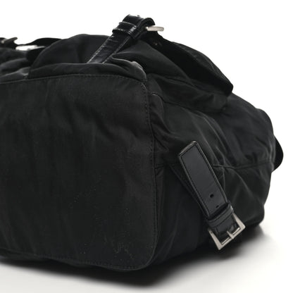 Prada Nylon Vela Medium Backpack Black 9 of 9