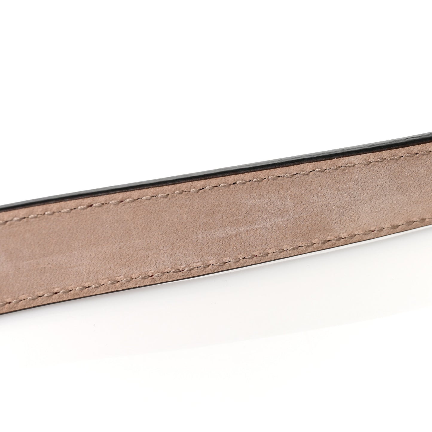 Calfskin Interlocking G Childrens Belt L Red