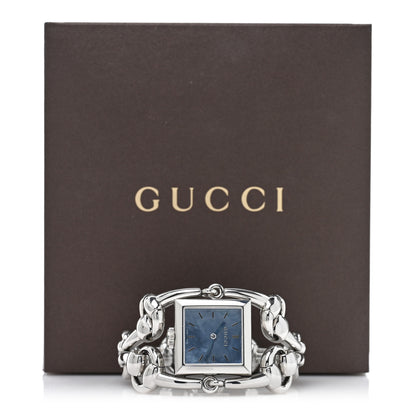 Gucci Stainless Steel Blue Mother of Pearl 25mm Signoria Quartz Watch 5 of 5