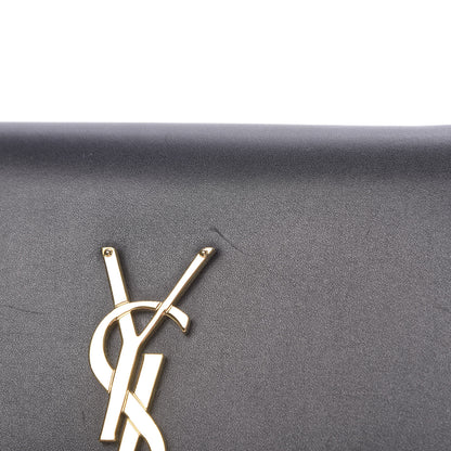 Saint Laurent Calfskin Small Classic Monogram Kate Tassel Satchel Black 11 of 15