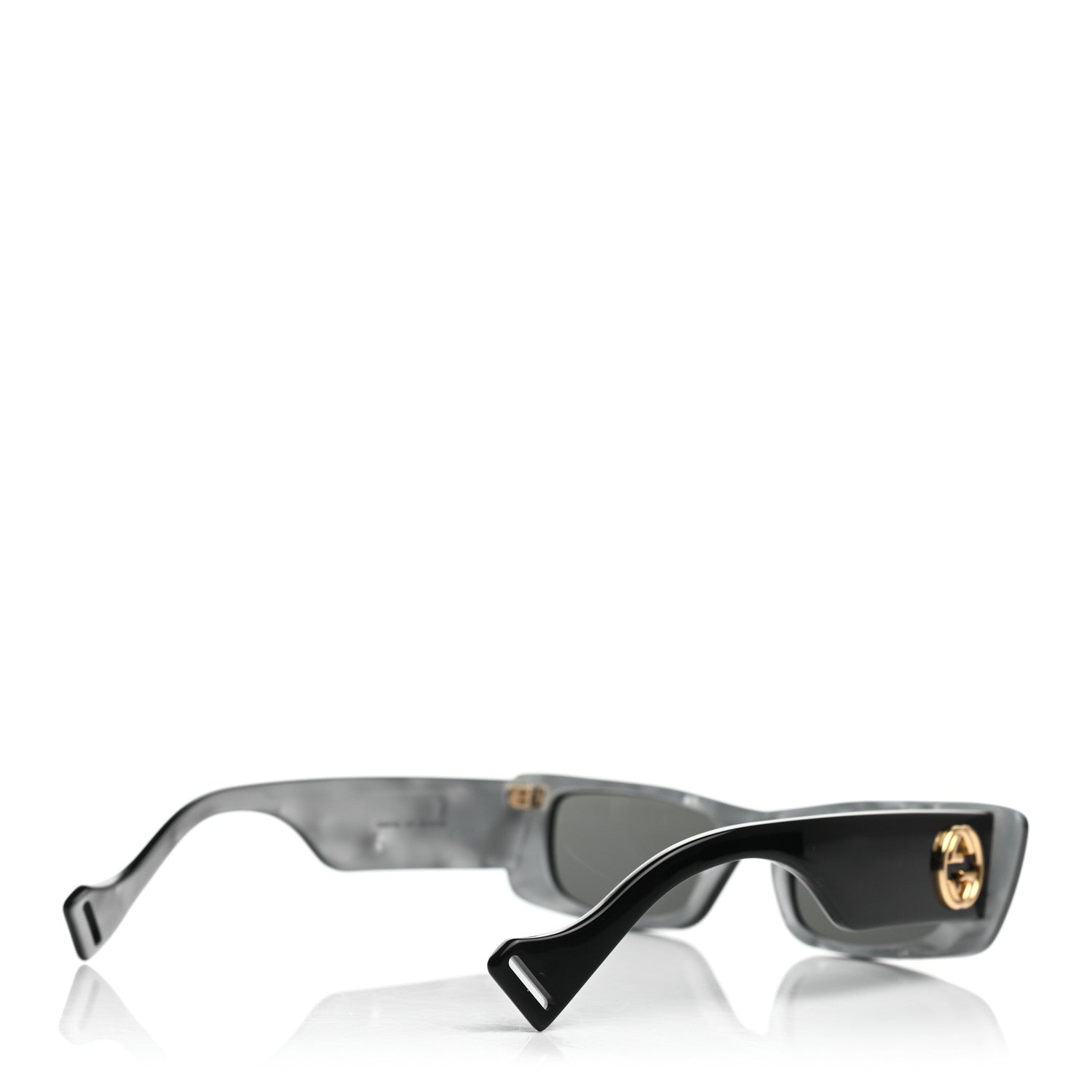 Gucci Acetate Rectangular Sunglasses GG0516S Black 4 of 7