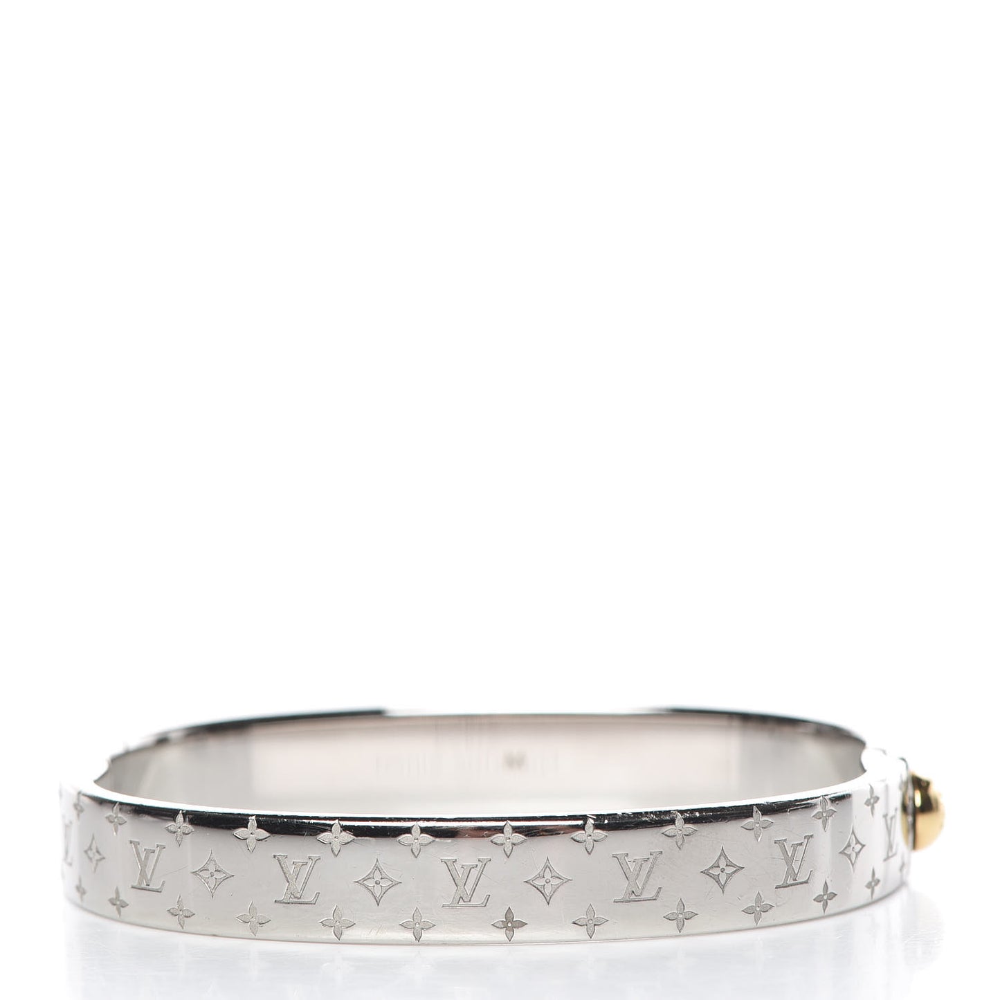Palladium Monogram Nanogram Cuff M