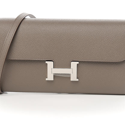 Hermes Epsom Constance Long To Go Wallet Etain 8 of 8