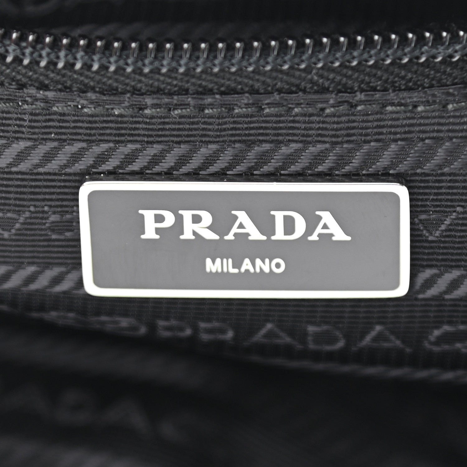 Prada Nylon Tessuto Vela Crossbody Bag Black 6 of 9
