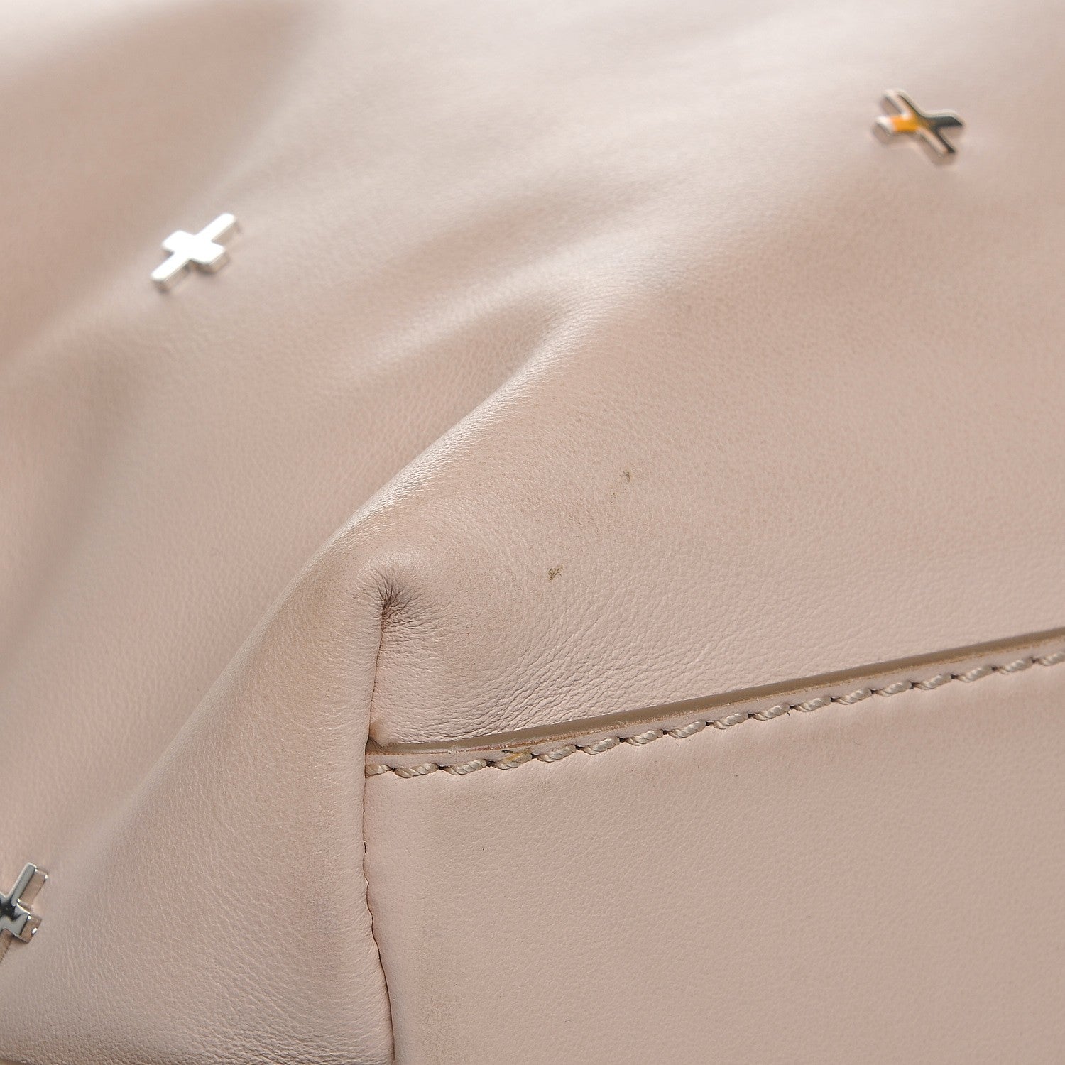 Givenchy Waxed Calfskin Small Metal Cross Nightingale Nude Pink 12 of 14