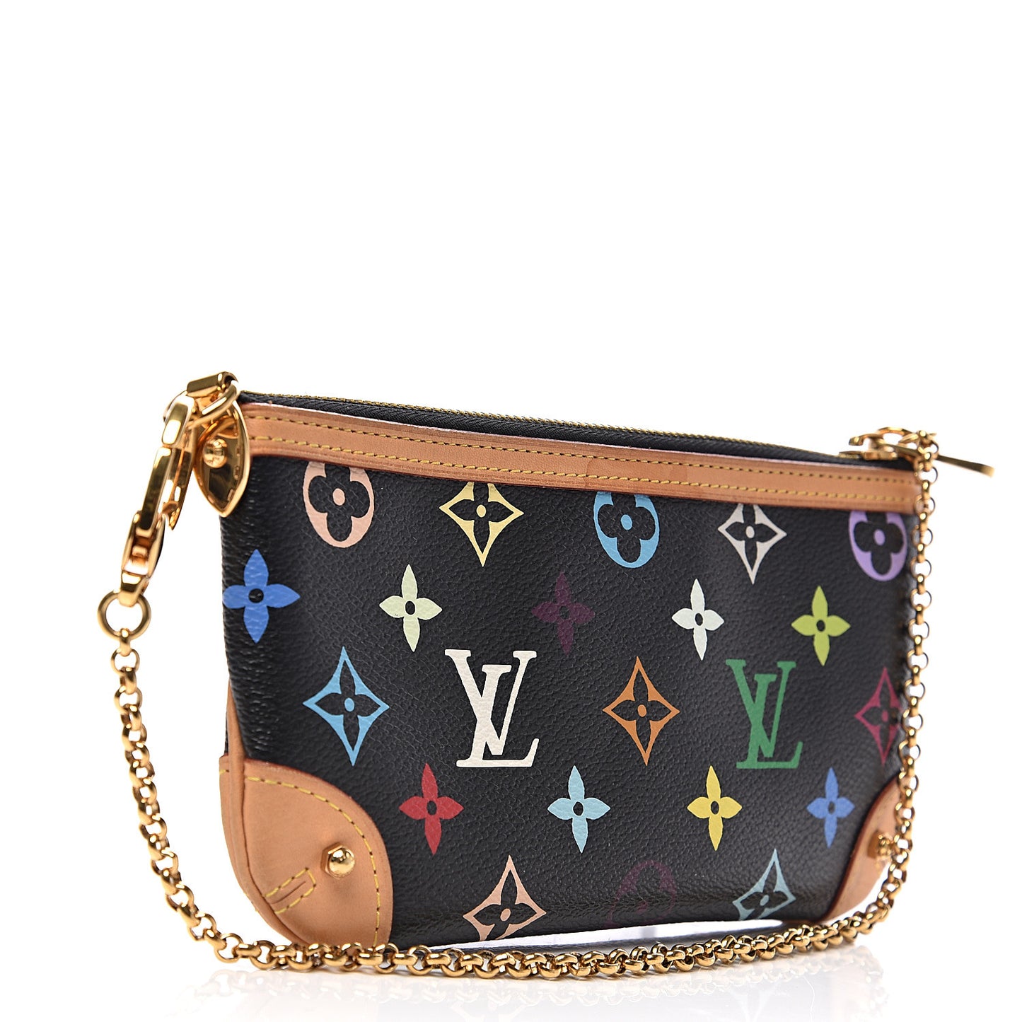 Monogram Multicolor Pochette Milla MM Black