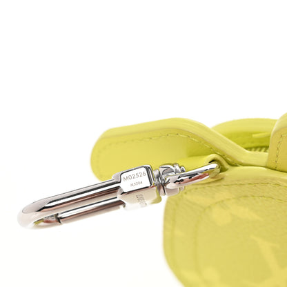 Louis Vuitton Monogram Calfskin Turtle Pouch Bag Charm Lime 5 of 6